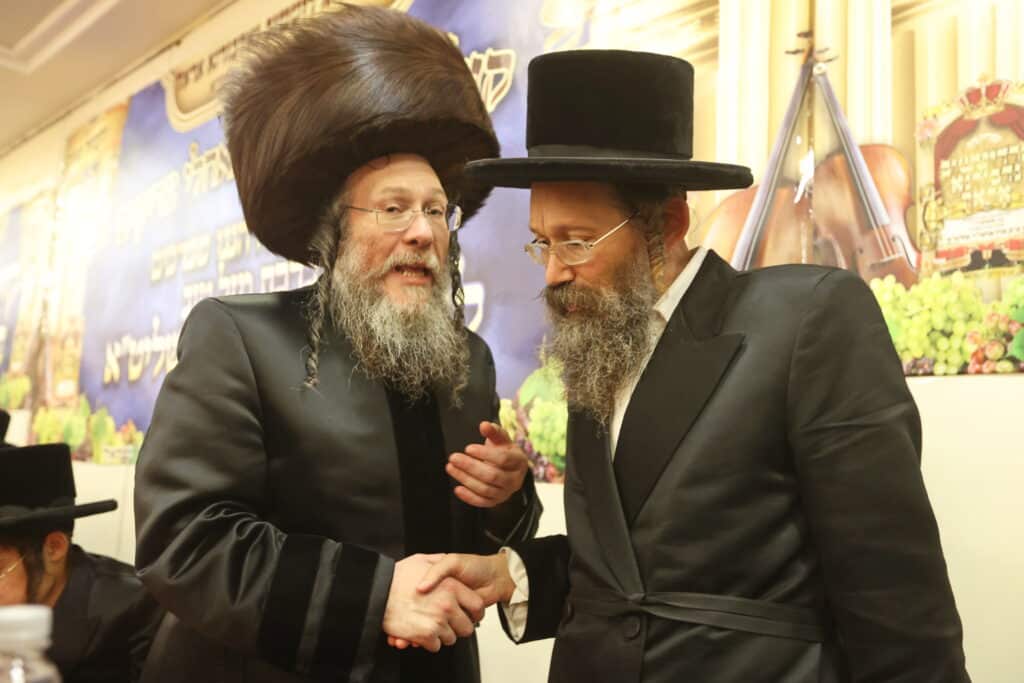 שמחת הבר מצוה לבנו של האדמו"ר מברדיטשוב נדבורנה אראד