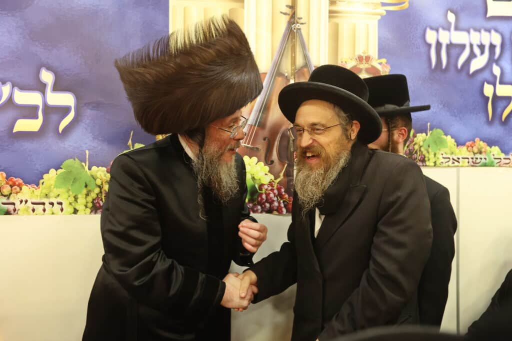 שמחת הבר מצוה לבנו של האדמו"ר מברדיטשוב נדבורנה אראד