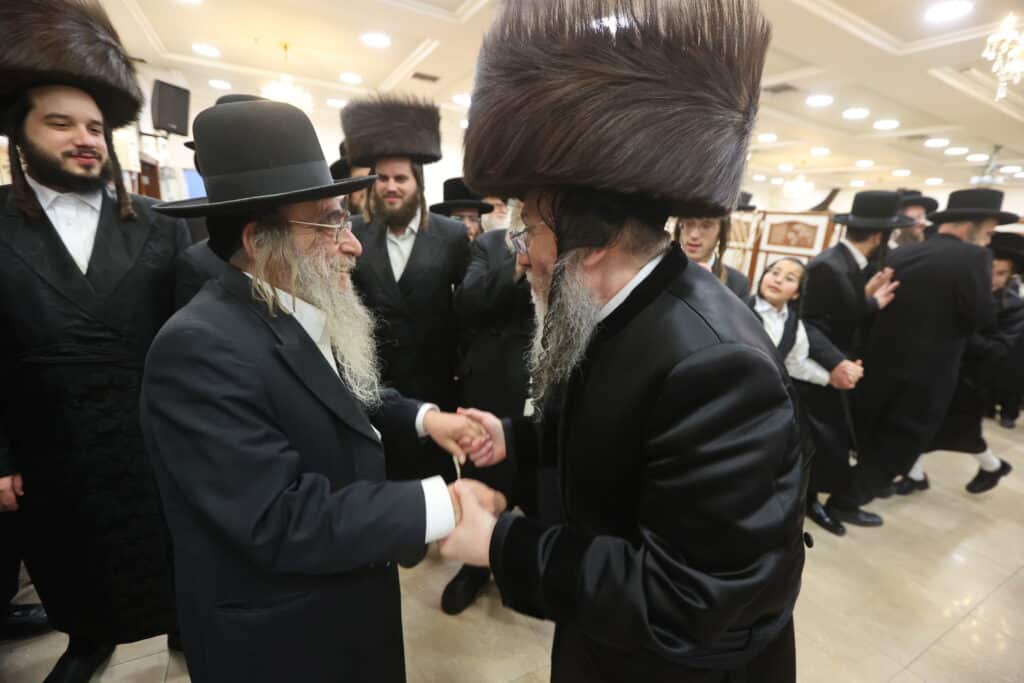 שמחת הבר מצוה לבנו של האדמו"ר מברדיטשוב נדבורנה אראד