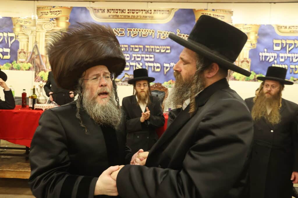 שמחת הבר מצוה לבנו של האדמו"ר מברדיטשוב נדבורנה אראד