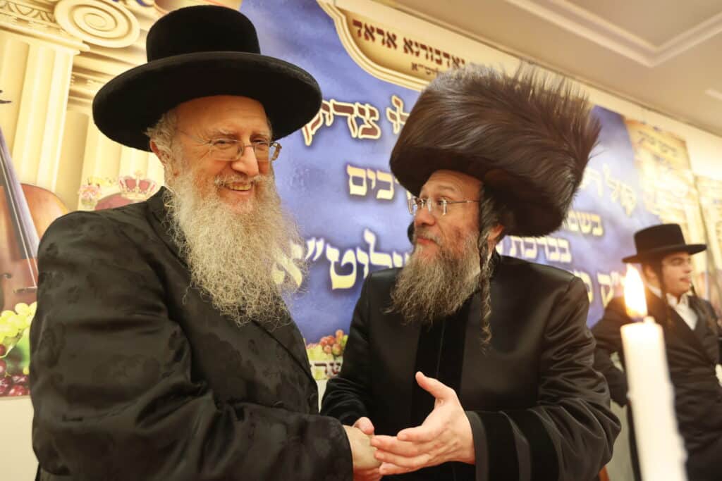 שמחת הבר מצוה לבנו של האדמו"ר מברדיטשוב נדבורנה אראד