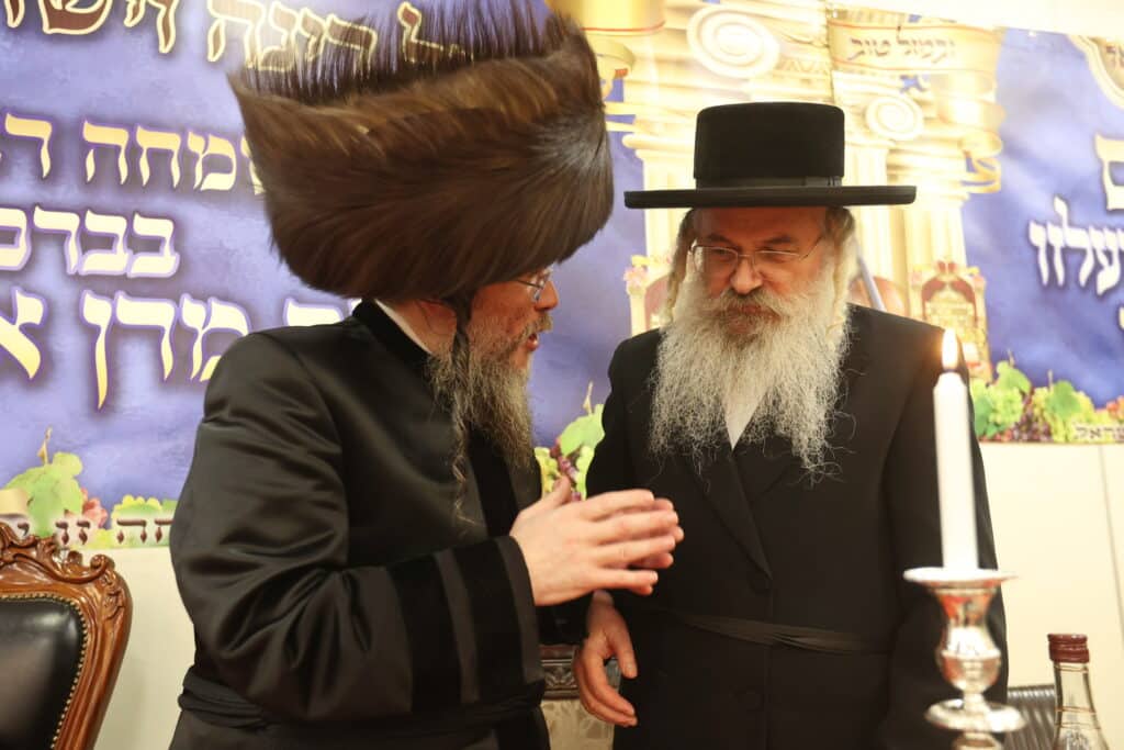 שמחת הבר מצוה לבנו של האדמו"ר מברדיטשוב נדבורנה אראד