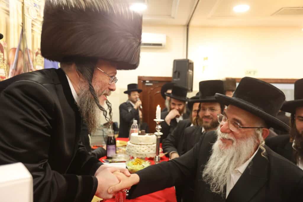 שמחת הבר מצוה לבנו של האדמו"ר מברדיטשוב נדבורנה אראד