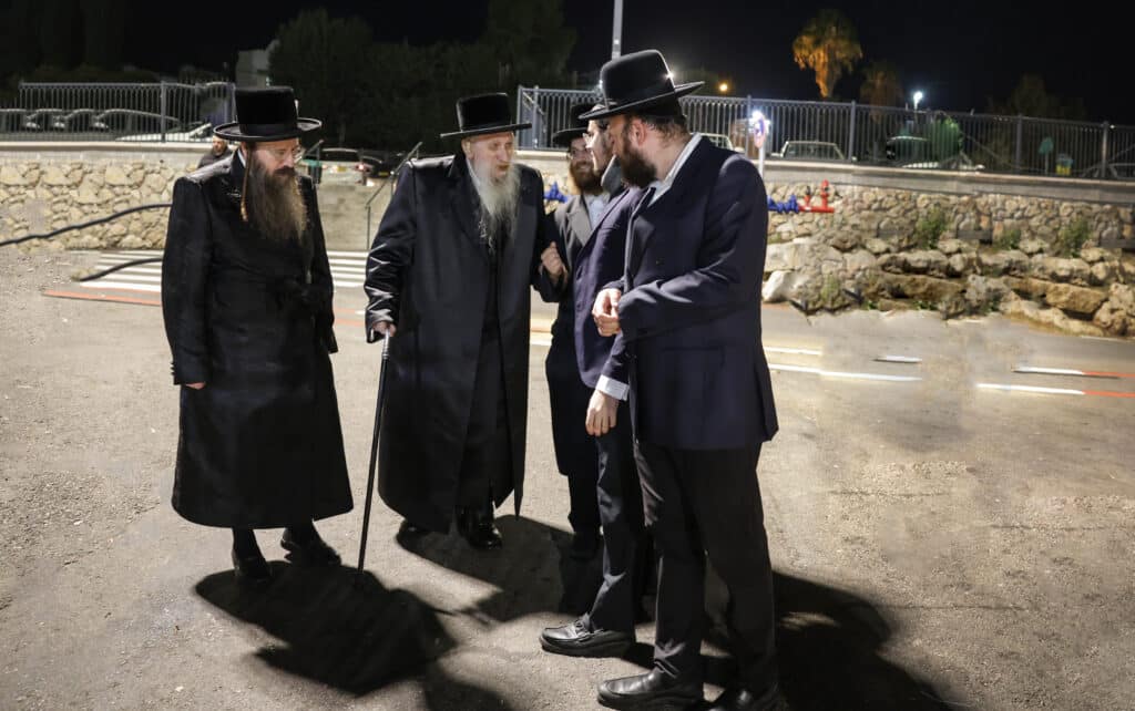 שמחת החלאקה לנין האדמו"ר מטשארנאביל במירון