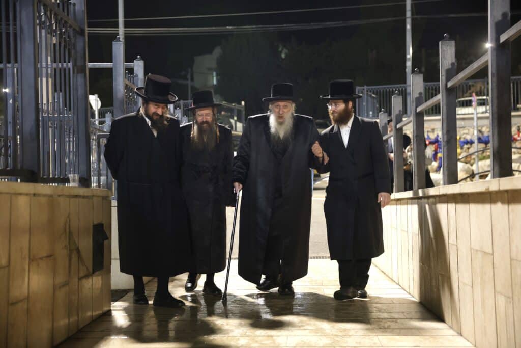 שמחת החלאקה לנין האדמו"ר מטשארנאביל במירון