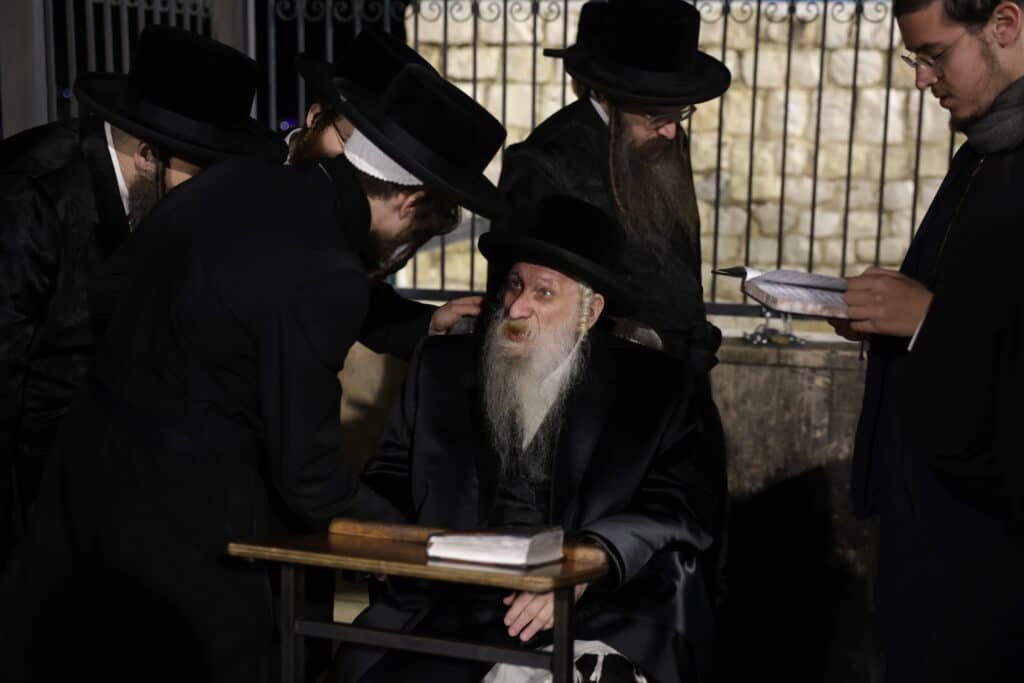 שמחת החלאקה לנין האדמו"ר מטשארנאביל במירון