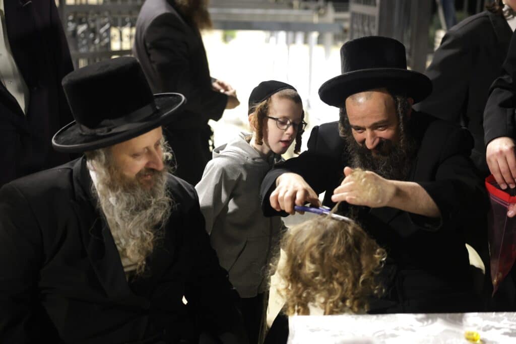 שמחת החלאקה לנין האדמו"ר מטשארנאביל במירון