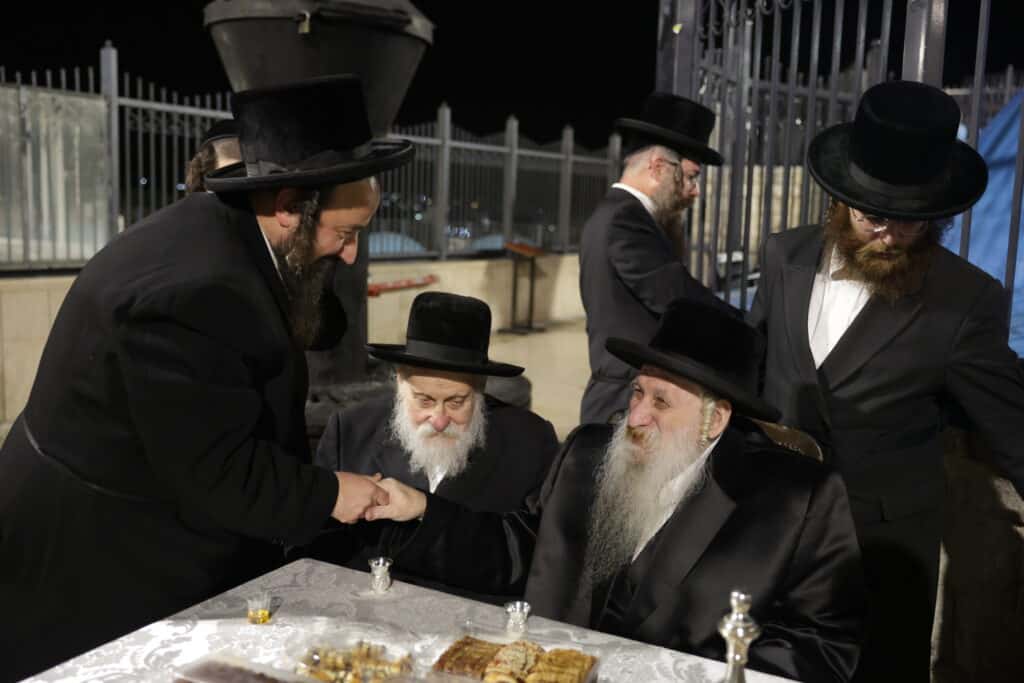 שמחת החלאקה לנין האדמו"ר מטשארנאביל במירון