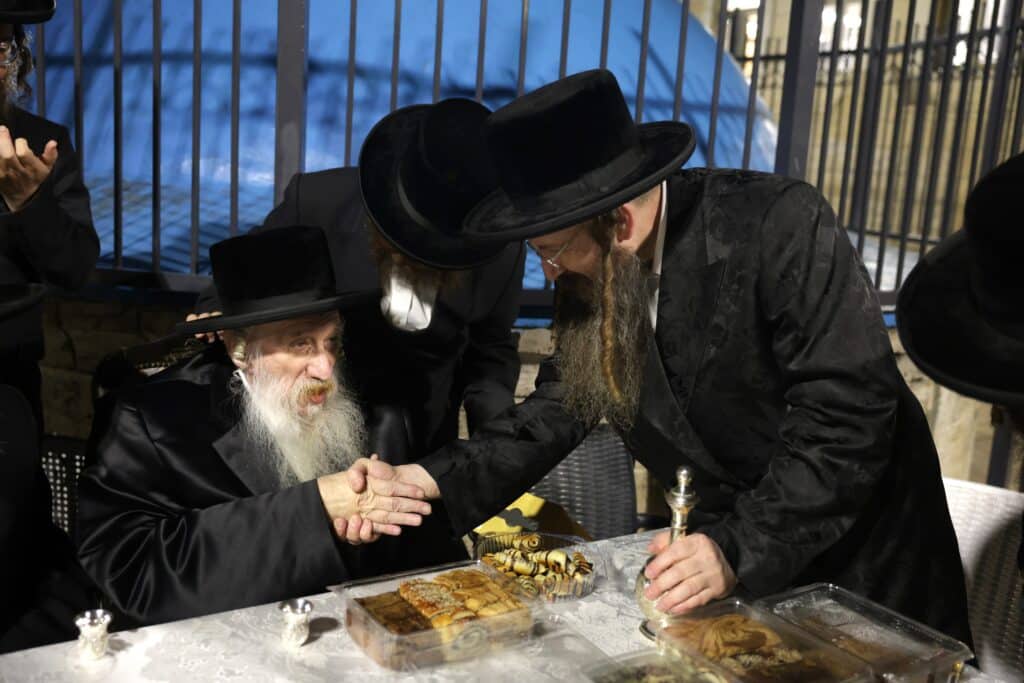 שמחת החלאקה לנין האדמו"ר מטשארנאביל במירון