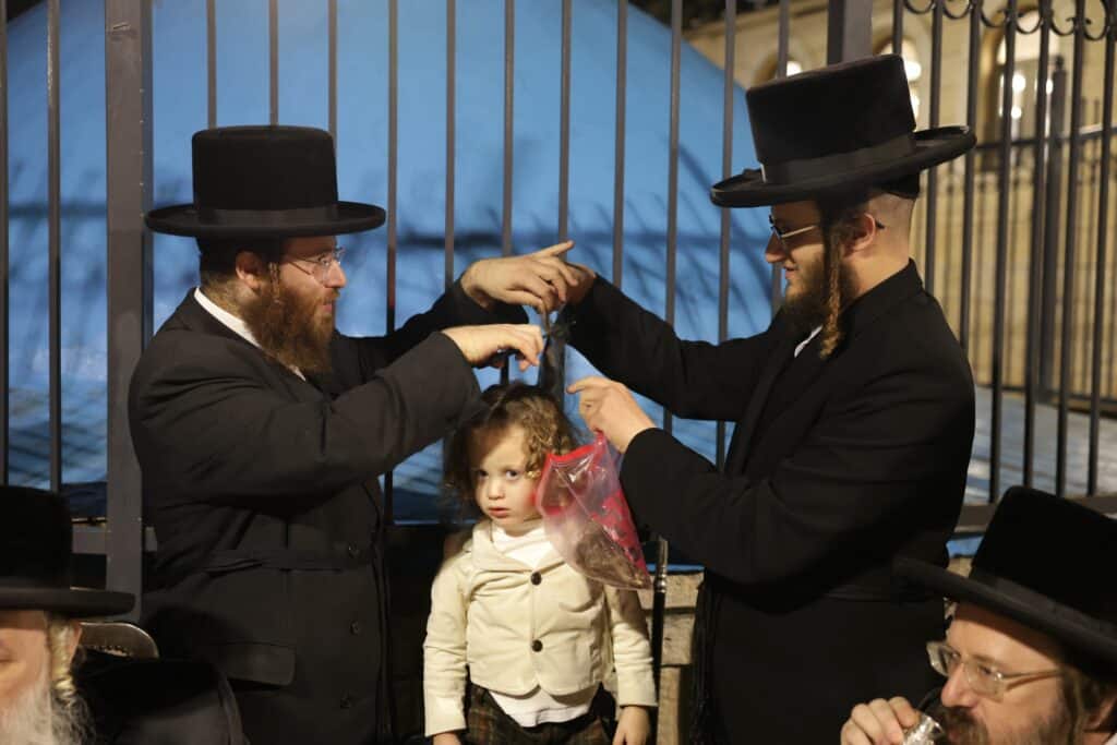 שמחת החלאקה לנין האדמו"ר מטשארנאביל במירון