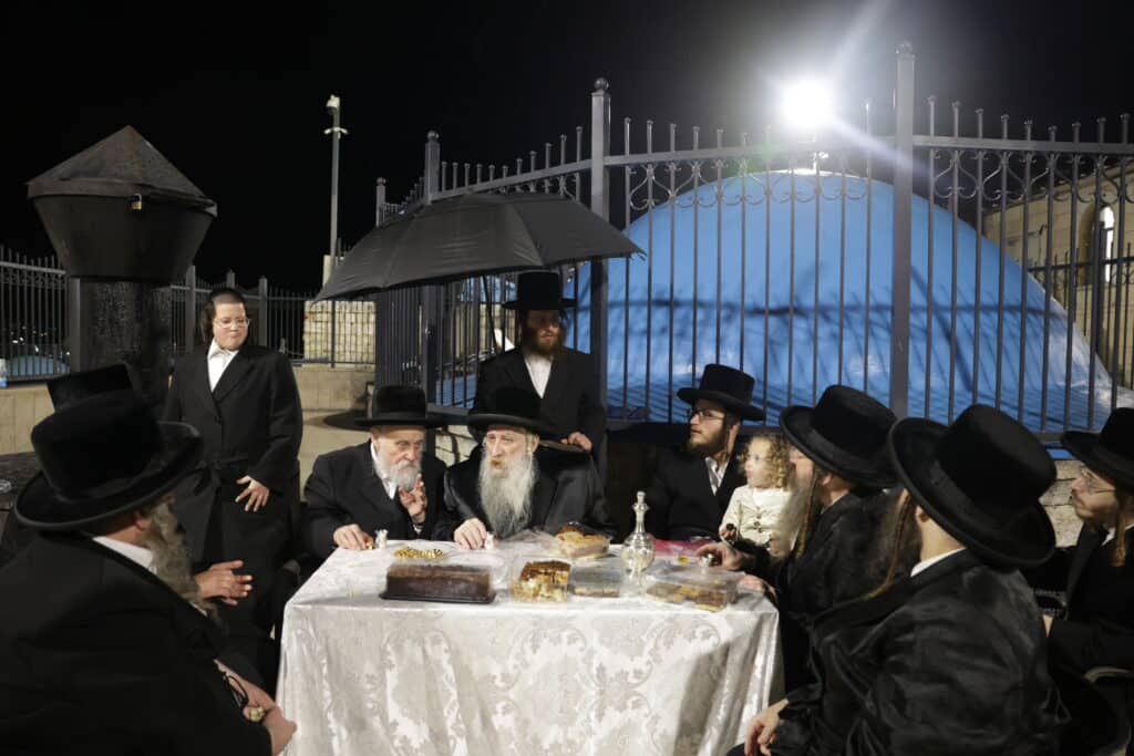 שמחת החלאקה לנין האדמו"ר מטשארנאביל במירון