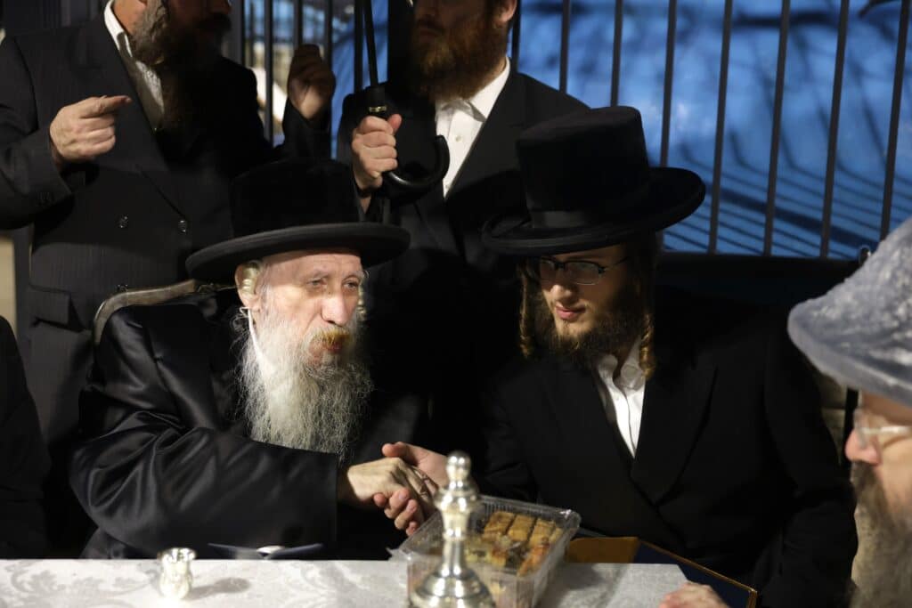 שמחת החלאקה לנין האדמו"ר מטשארנאביל במירון