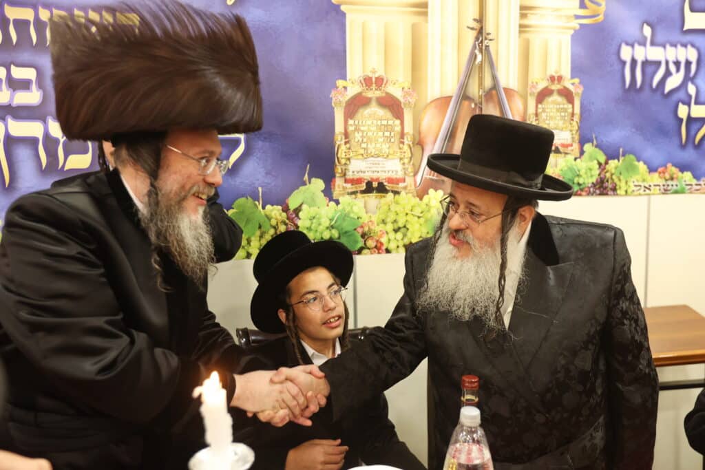 שמחת הבר מצוה לבנו של האדמו"ר מברדיטשוב נדבורנה אראד