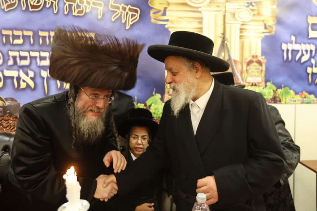 שמחת הבר מצוה לבנו של האדמו"ר מברדיטשוב נדבורנה אראד