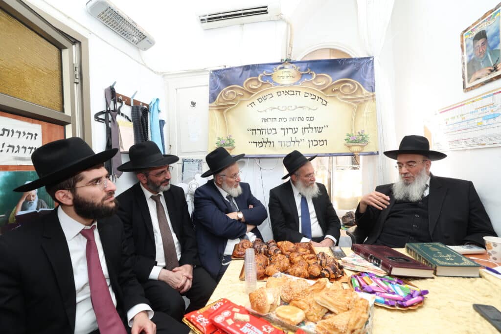 מעמד פתיחת בית הוראה "שולחן ערוך בטהרה" ברמות ד'