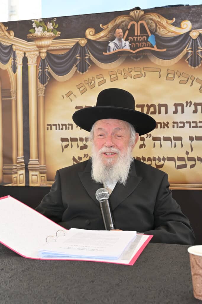 הגר"י זילברשטיין בביקור נדיר בת"ת 'חמדת התורה' בטבריה