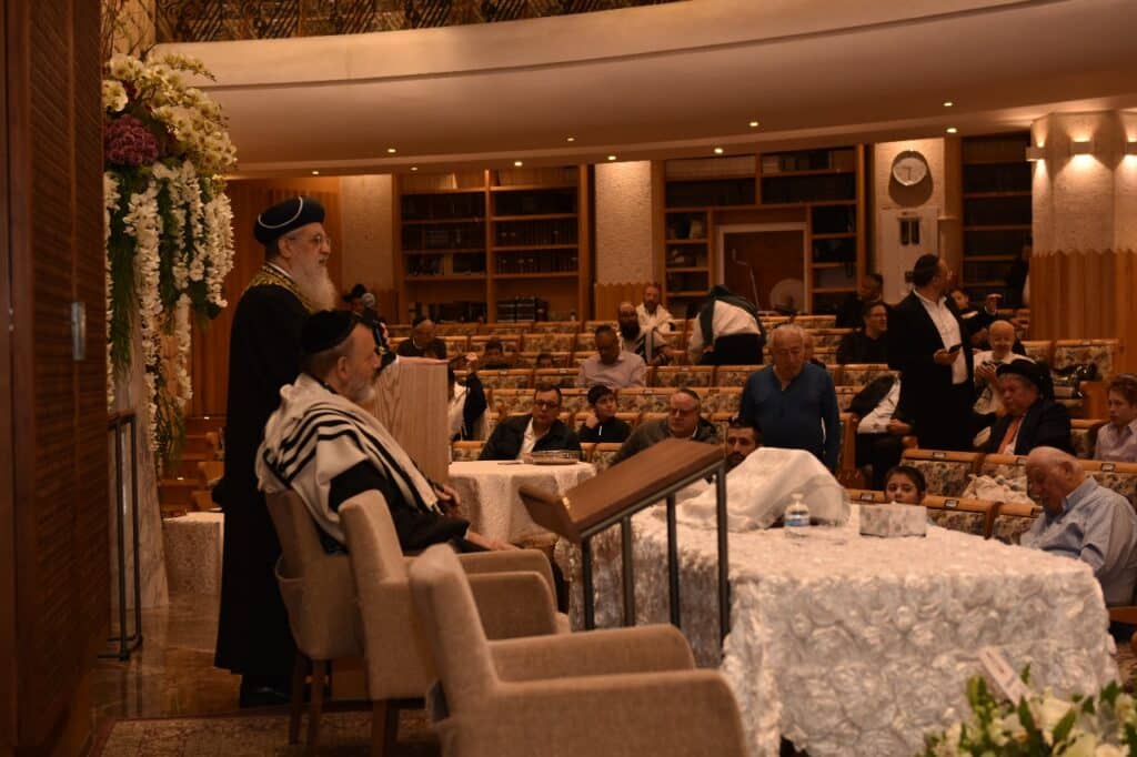 המסע ההיסטורי של הראש"ל הגר"ד יוסף לחיזוק הקהילות