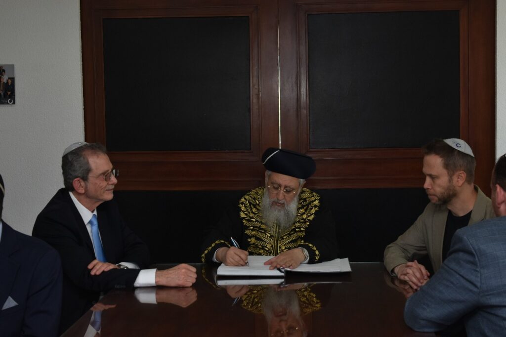 המסע ההיסטורי של הראש"ל הגר"ד יוסף לחיזוק הקהילות