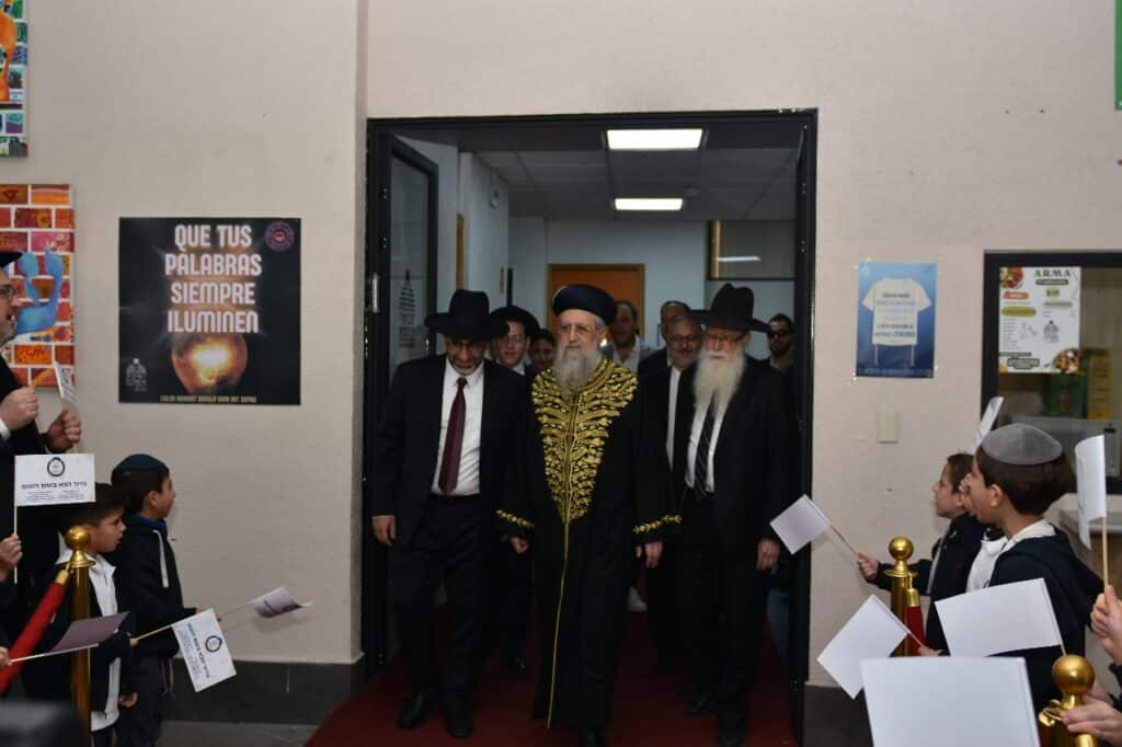 המסע ההיסטורי של הראש"ל הגר"ד יוסף לחיזוק הקהילות