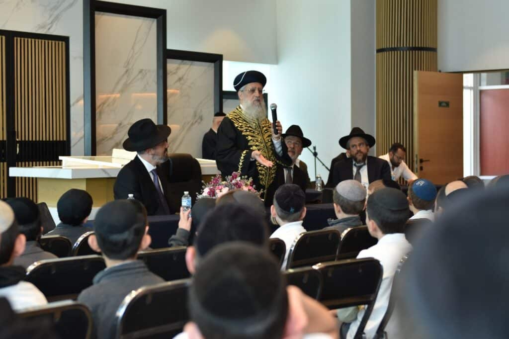 המסע ההיסטורי של הראש"ל הגר"ד יוסף לחיזוק הקהילות