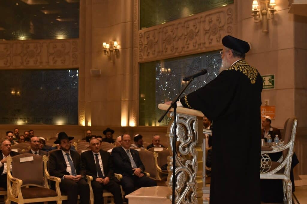 המסע ההיסטורי של הראש"ל הגר"ד יוסף לחיזוק הקהילות