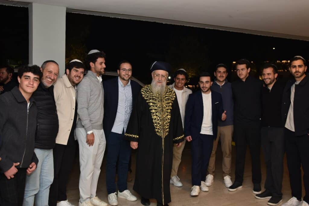 המסע ההיסטורי של הראש"ל הגר"ד יוסף לחיזוק הקהילות