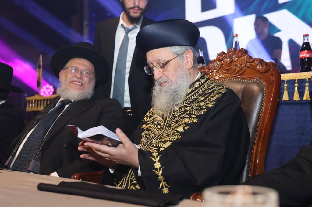 מעמד השנתי של מוסדות קרבנו בראשות הגאון רבי רפאל זר