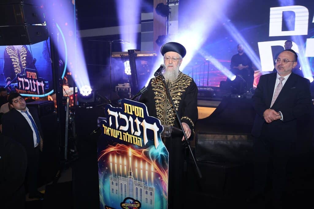 מעמד השנתי של מוסדות קרבנו בראשות הגאון רבי רפאל זר