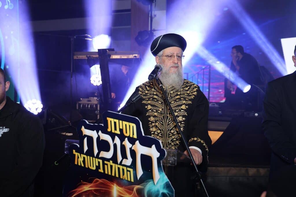 מעמד השנתי של מוסדות קרבנו בראשות הגאון רבי רפאל זר