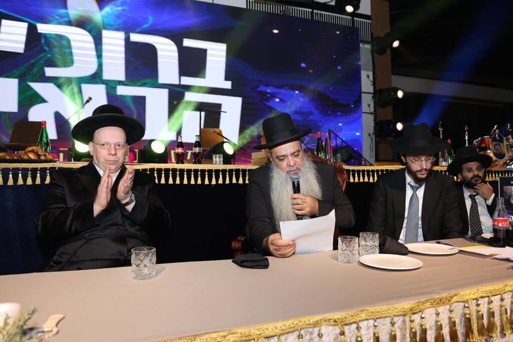 מעמד השנתי של מוסדות קרבנו בראשות הגאון רבי רפאל זר