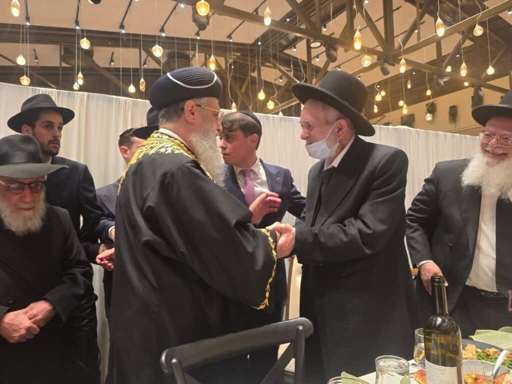 גלריה: שמחת נישואי נכדו של הגה״צ רבי יצחק כהן