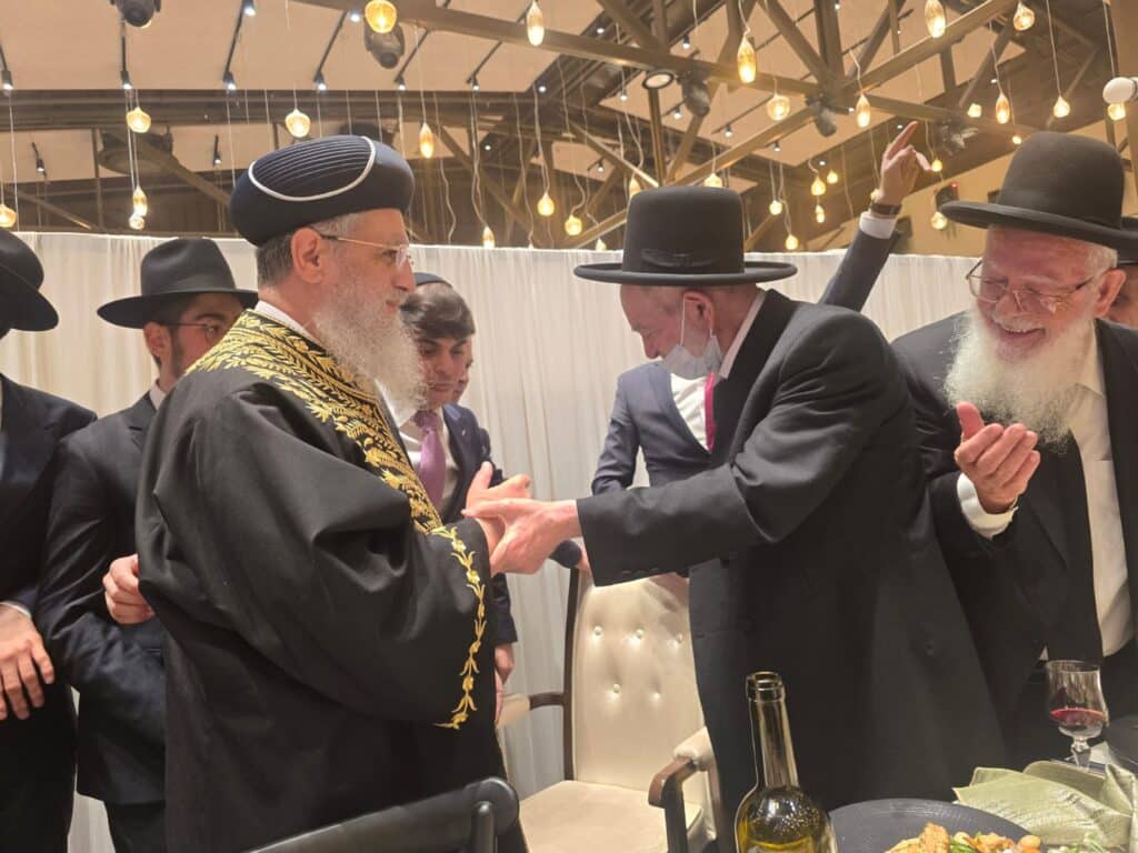 גלריה: שמחת נישואי נכדו של הגה״צ רבי יצחק כהן