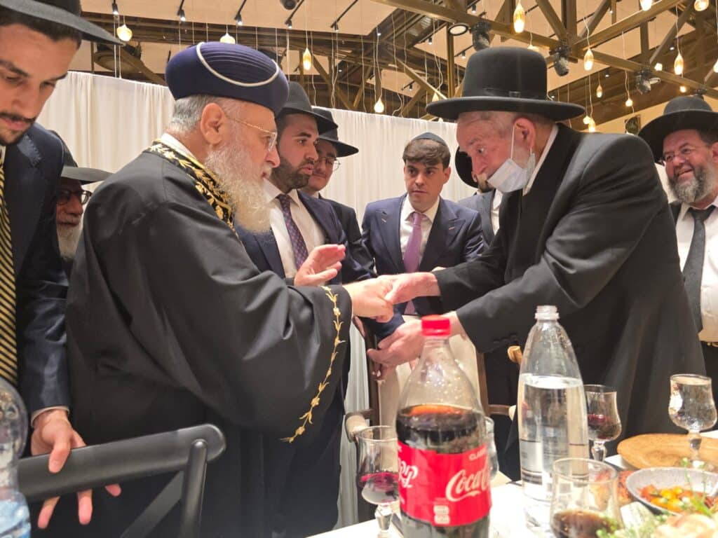 גלריה: שמחת נישואי נכדו של הגה״צ רבי יצחק כהן