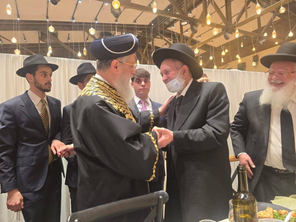 גלריה: שמחת נישואי נכדו של הגה״צ רבי יצחק כהן