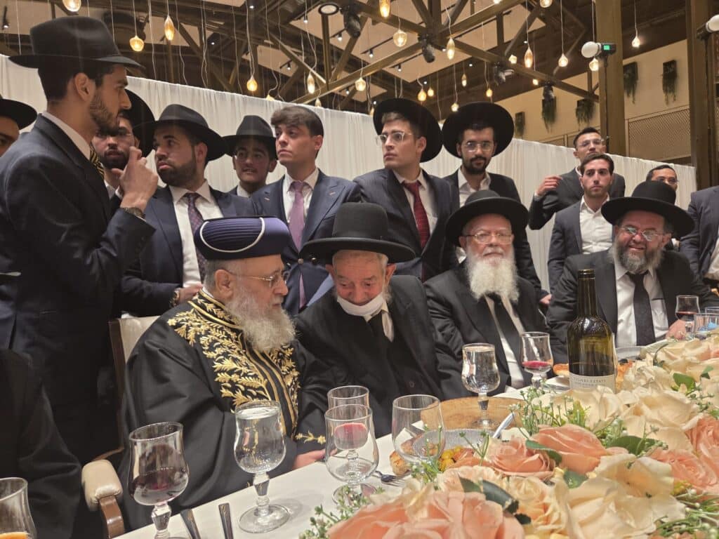 גלריה: שמחת נישואי נכדו של הגה״צ רבי יצחק כהן