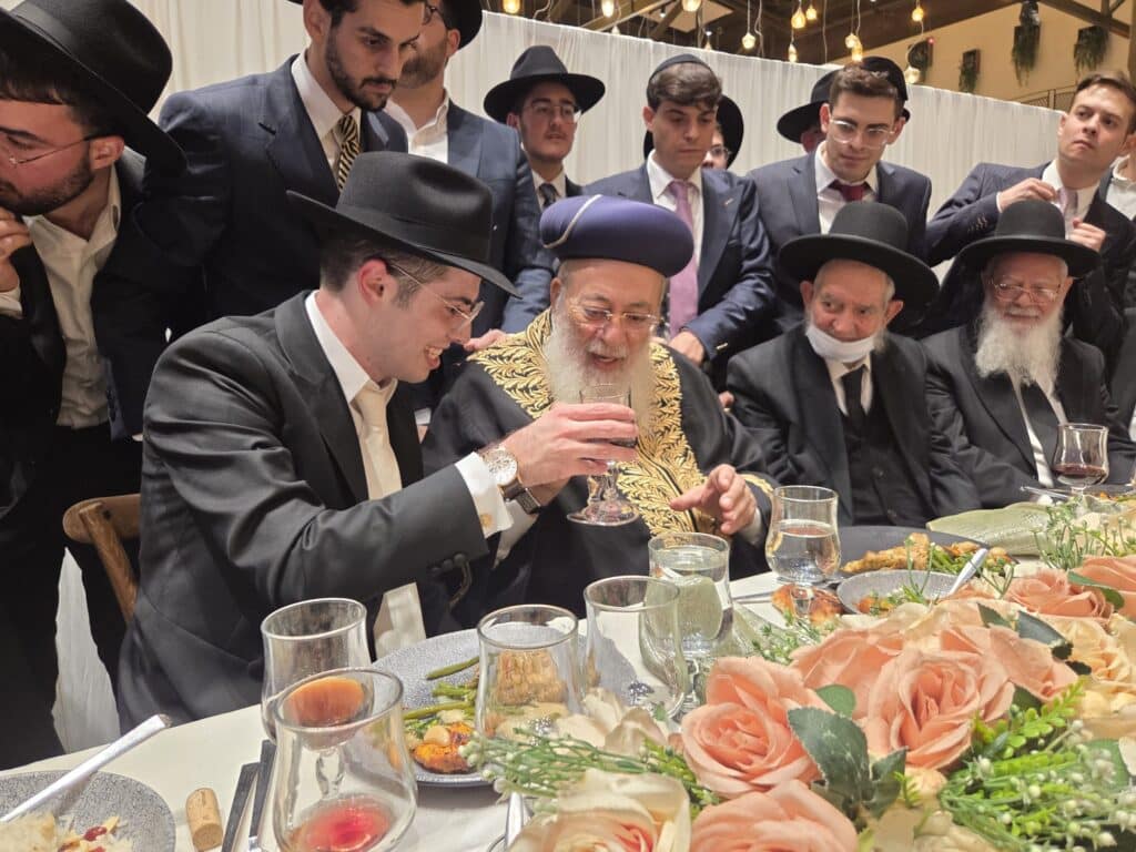 גלריה: שמחת נישואי נכדו של הגה״צ רבי יצחק כהן