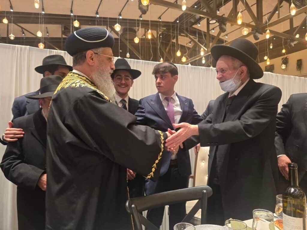 גלריה: שמחת נישואי נכדו של הגה״צ רבי יצחק כהן