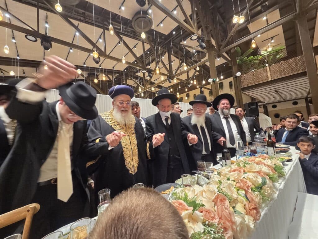 גלריה: שמחת נישואי נכדו של הגה״צ רבי יצחק כהן