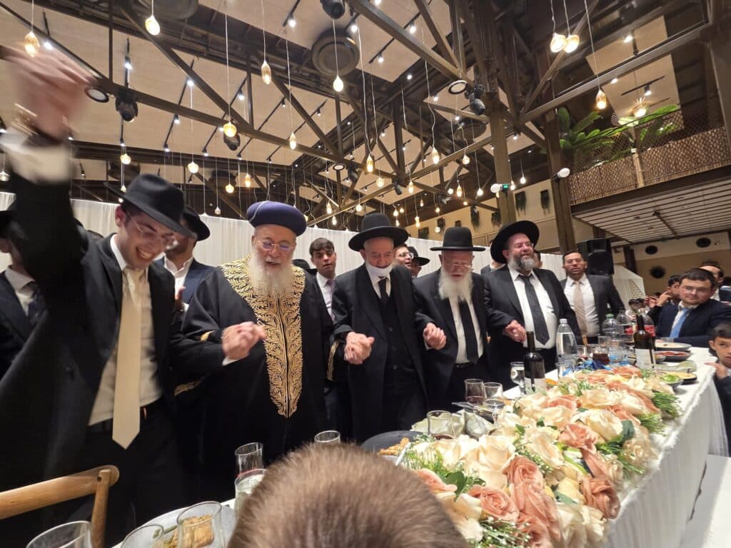 גלריה: שמחת נישואי נכדו של הגה״צ רבי יצחק כהן