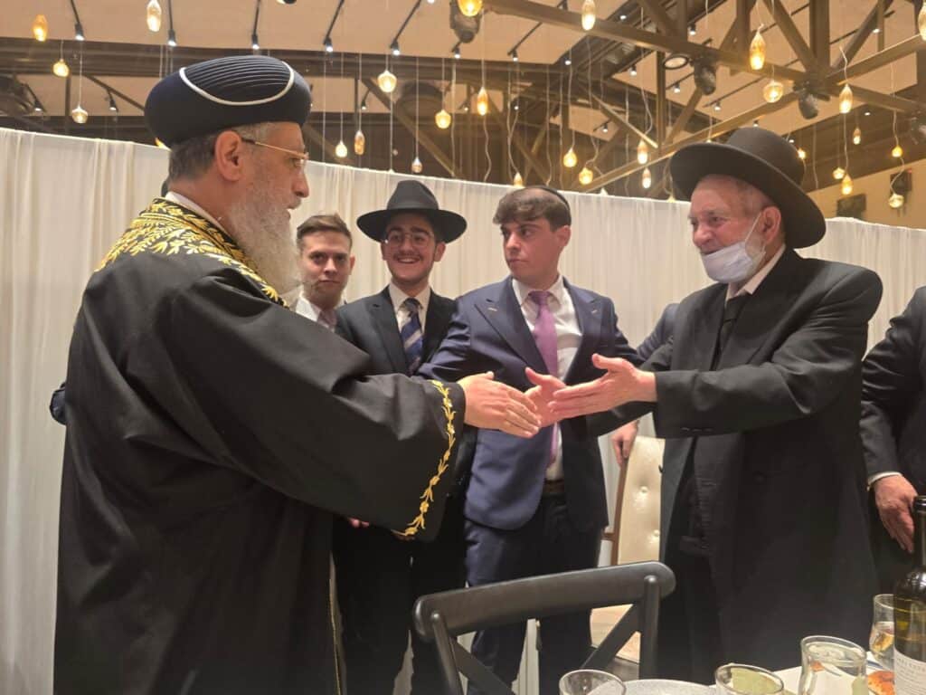 גלריה: שמחת נישואי נכדו של הגה״צ רבי יצחק כהן