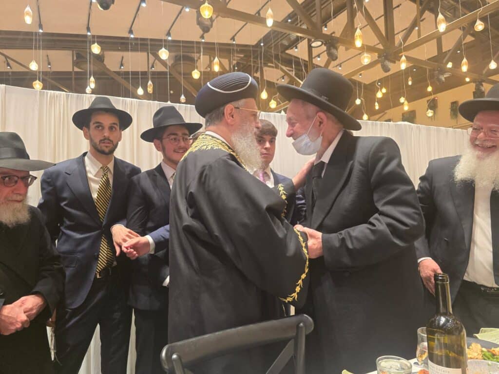 גלריה: שמחת נישואי נכדו של הגה״צ רבי יצחק כהן