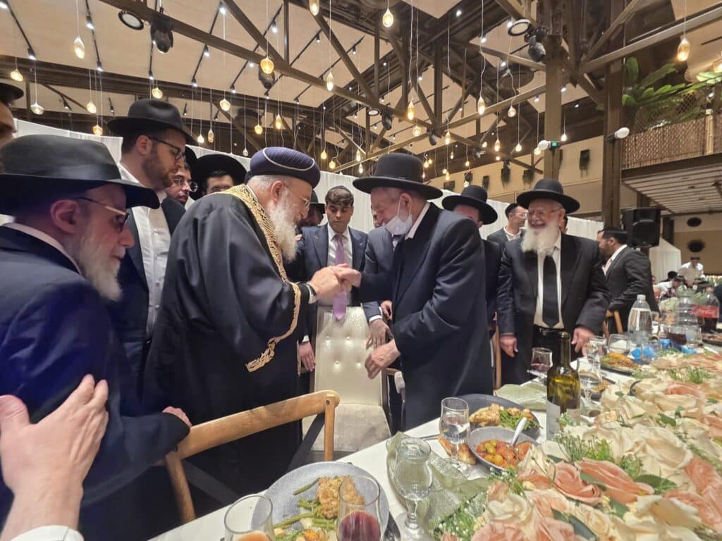 גלריה: שמחת נישואי נכדו של הגה״צ רבי יצחק כהן