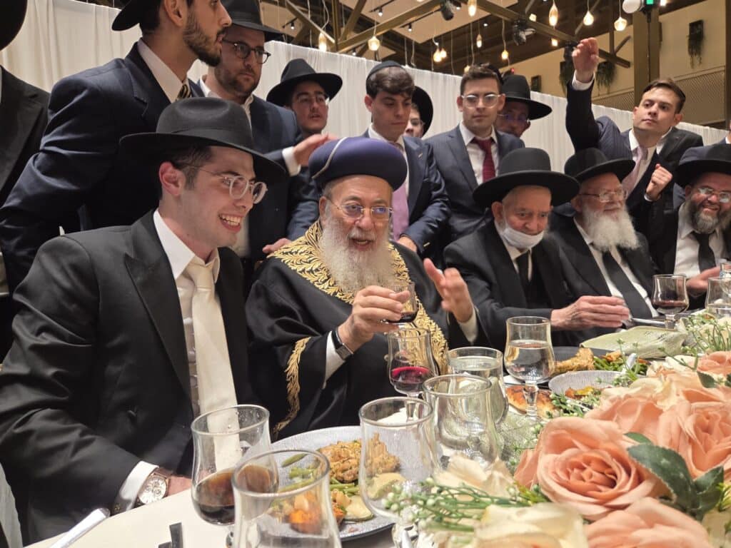 גלריה: שמחת נישואי נכדו של הגה״צ רבי יצחק כהן