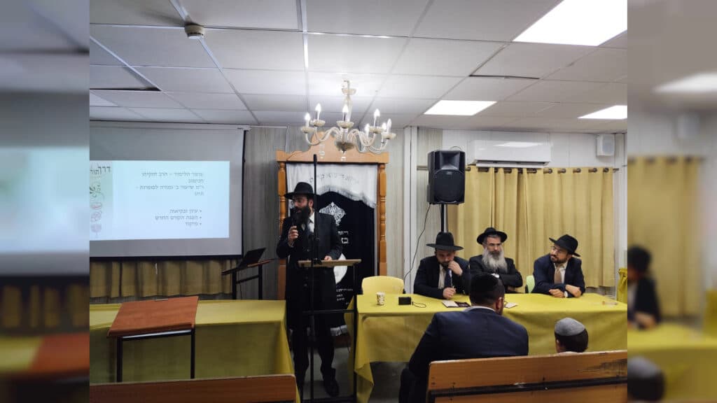 עשרות הבחורים עלו לתרץ את קושיית הבית יוסף המפורסמת