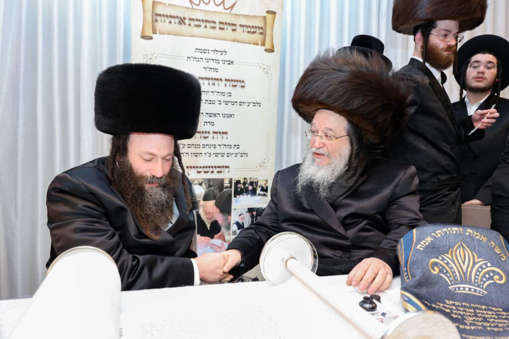 גלריה: הכנסת ספר תורה לבית המדרש סאווראן בירושלים