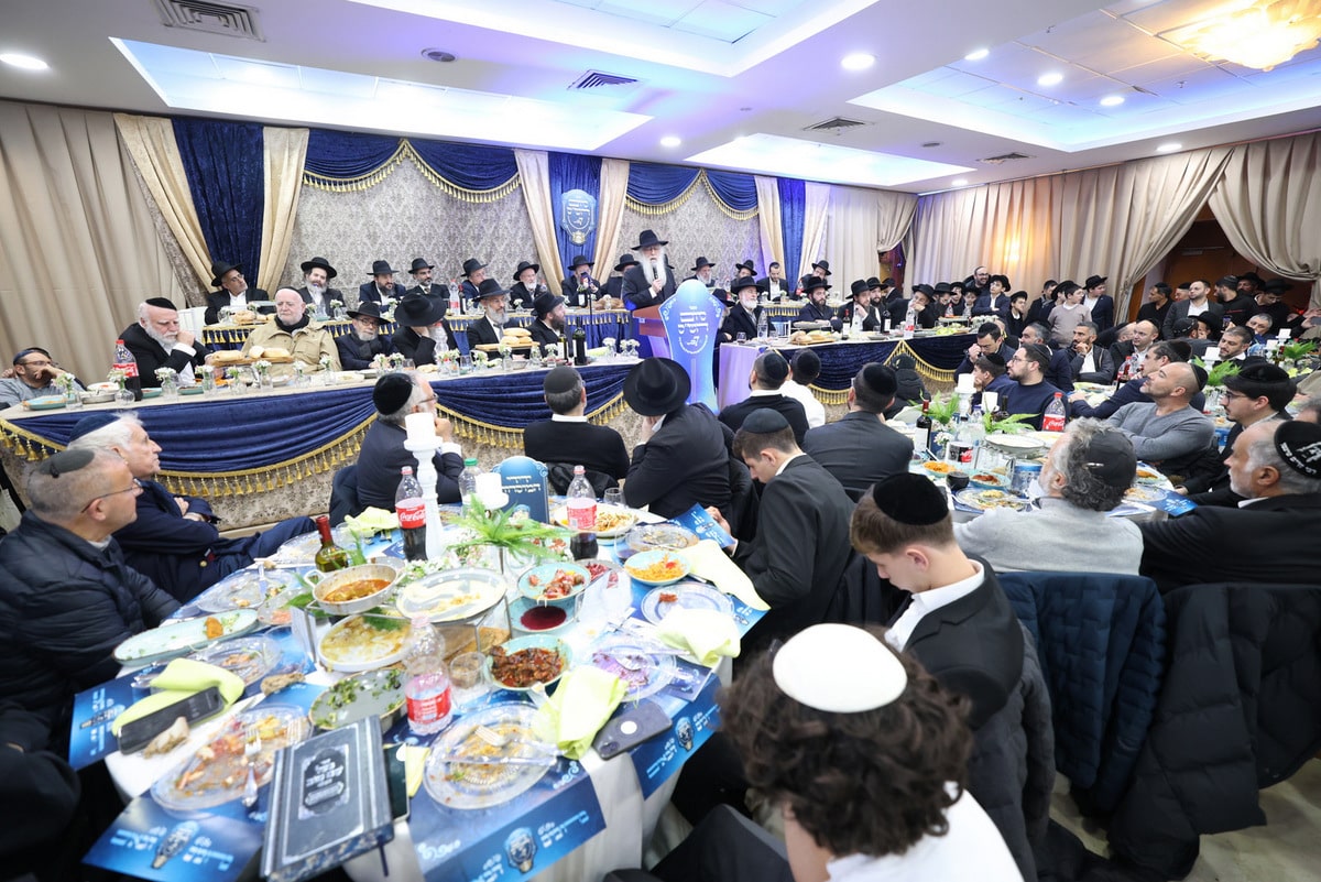 גלריה: מעמד סיום הש"ס המרכזי במוסדות "אורות חיים ומשה"