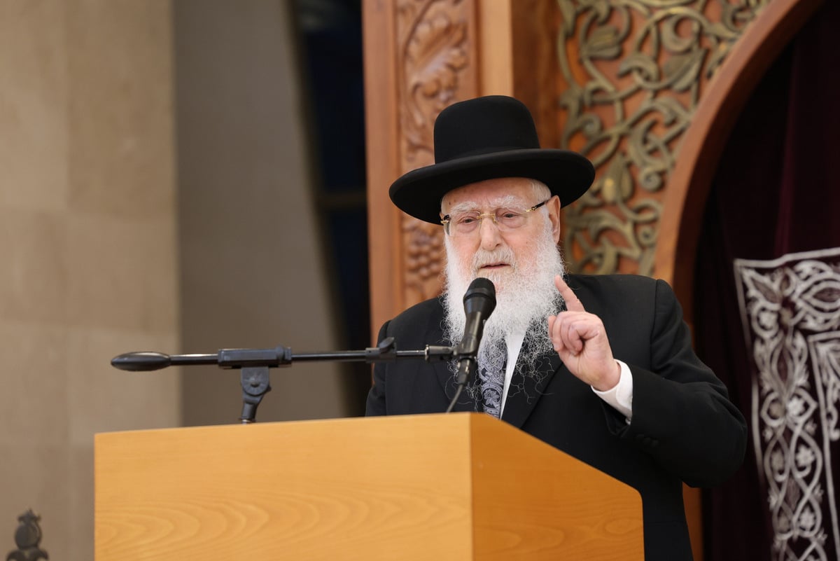 גלריה: מעמד סיום הש"ס המרכזי במוסדות "אורות חיים ומשה"