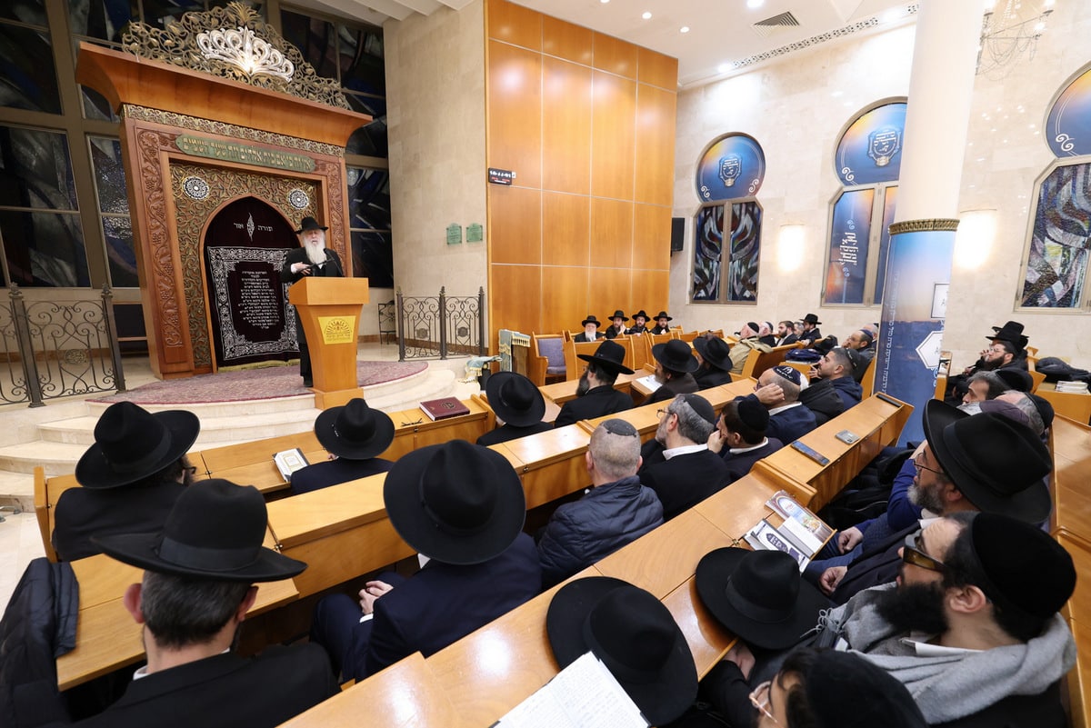 גלריה: מעמד סיום הש"ס המרכזי במוסדות "אורות חיים ומשה"