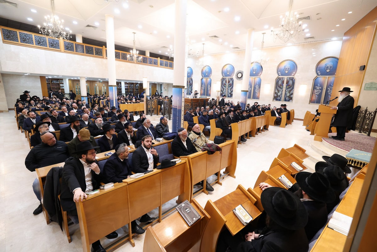 גלריה: מעמד סיום הש"ס המרכזי במוסדות "אורות חיים ומשה"