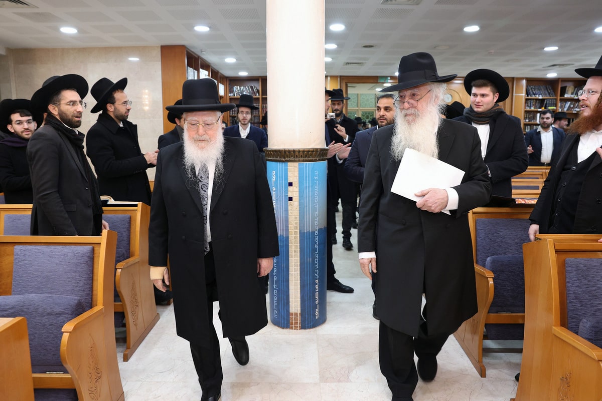 גלריה: מעמד סיום הש"ס המרכזי במוסדות "אורות חיים ומשה"